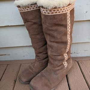 Women's Suede/Sheepskin Winter Boots